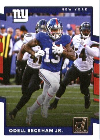 2017 Donruss # 247 Odell Beckham Jr. NY Giants NM-MT Football in Kuwait