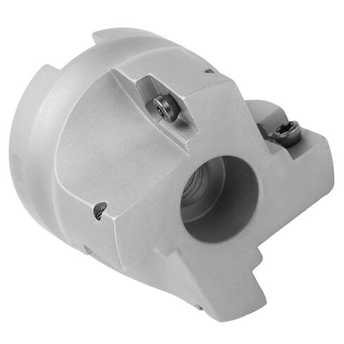 Face Milling Cutter Head, 4‑Flute Design for Metal Processing, High Efficiency, Durable High Carbon Steel Material, Safe and Secure, Inner Hole Diameter Approx. 22mm, Suitable in Kuwait