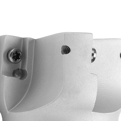 Face Milling Cutter Head, 4‑Flute Design for Metal Processing, High Efficiency, Durable High Carbon Steel Material, Safe and Secure, Inner Hole Diameter Approx. 22mm, Suitable in Kuwait