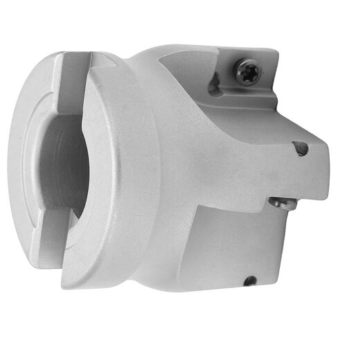 Face Milling Cutter Head, 4‑Flute Design for Metal Processing, High Efficiency, Durable High Carbon Steel Material, Safe and Secure, Inner Hole Diameter Approx. 22mm, Suitable in Kuwait