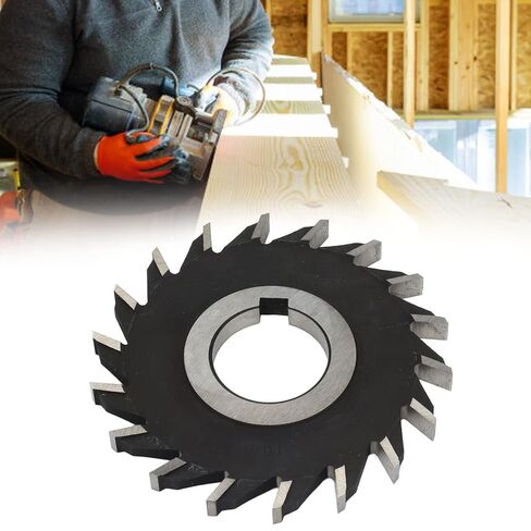 18 Teeth Speed Steel Face Milling Cutting Machine, 100mm Diameter Mill Disc for Precise Plane Processing, Glossy verge, Low, Installation in Kuwait