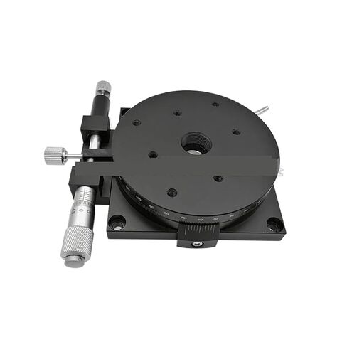 R-محور 90 مللي متر 3.6 بوصة دليل 360 درجة شديدة التحمل منزلق دوار ميكرومتر دقة تعديل الزاوية RSP90-L in Kuwait