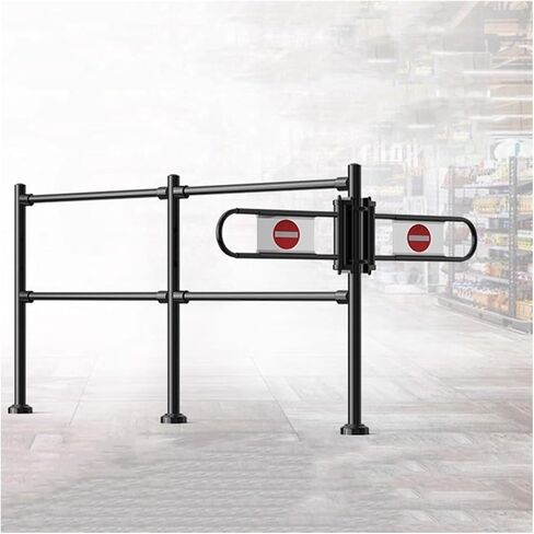 بوابة متأرجحة يدوية مع حاجز أمان، حل دخول آمن لمحلات السوبر ماركت ومراكز التسوق والمستشفيات والحانات in Kuwait