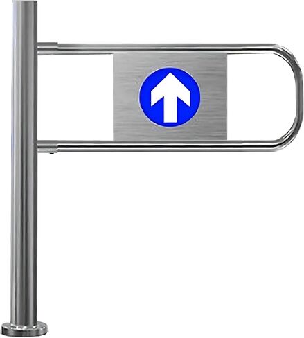 بوابة التأرجح الأوتوماتيكية للوصول من الفولاذ المقاوم للصدأ باب في اتجاه واحد للمتجر/الفناء/المستودع بعرض 50-100 سم، فقط جهاز الدخول/الخروج المتين يتأرجح لليمين in Kuwait