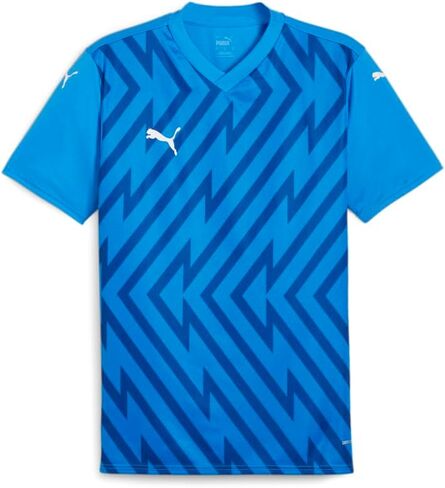 PUMA Mens Teamfinal V Neck Short Sleeve Jersey Casual - Blue in Saudi Arabia