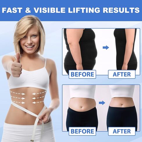شريط رفع الفخذ للبشرة الرخوة، رقع غير مرئية مقاومة للماء لشد الساقين، وتقليل احتكاك الفخذ، ورفع ورقع الساقين للبشرة المترهلة، والمعدة، والذراعين، وشريط الجسم للنساء، صندوق واحد in Kuwait