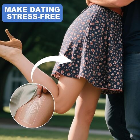 شريط رفع الفخذ للبشرة الرخوة، رقع غير مرئية مقاومة للماء لشد الساقين، وتقليل احتكاك الفخذ، ورفع ورقع الساقين للبشرة المترهلة، والمعدة، والذراعين، وشريط الجسم للنساء، صندوق واحد in Kuwait