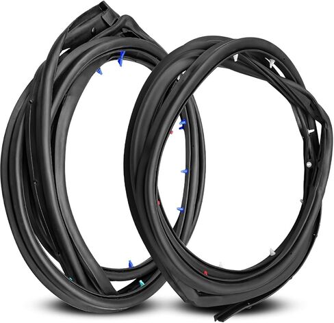 Rear Door Rubber Weatherstrip Seal Left & Right Fit for Nissan Sentra 2013 2014 2015 2016 2017 2018 2019, Replace 82830-3RA0A in Saudi Arabia