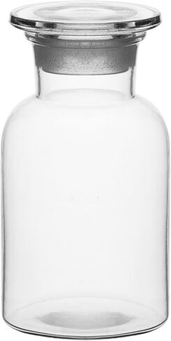 EISCO Labs Reagent Bottle, Soda Glass, Wide Neck with Stopper, 2000 mL in Saudi Arabia