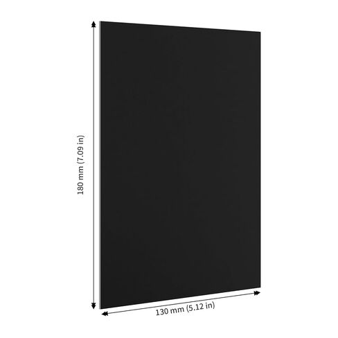 JAPCHET 10 Pack 7 x 5 x 1/32 Inch Anodized Aluminum Sheet, Anodized Aluminum Blanks Black Metal Blanks for Laser Engraving, Crafting, DIY, House Decoration in Saudi Arabia
