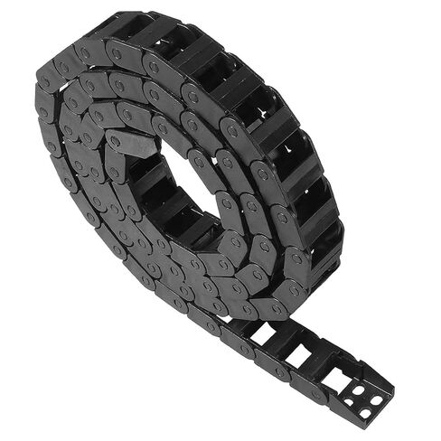 7x15mm Cable Carrier Drag Chain Closed Type Plastic Flexible Nylon Chains 1M with End Connectors for 3D Printer CNC Machine in Saudi Arabia