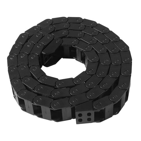 7x15mm Cable Carrier Drag Chain Closed Type Plastic Flexible Nylon Chains 1M with End Connectors for 3D Printer CNC Machine in Saudi Arabia