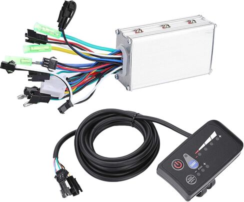 lyrlody 250 واط 350 واط وحدة تحكم بمحرك كهربائي بدون فرشاة أداء صامت ومستقر لمجموعة عرض LED لسيارة سكوتر مع تصميم قوي مقاوم للمطر وسهل التركيب (36 فولت 250 واط/350 واط) in Kuwait