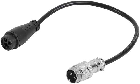 Charger Socket Adapter to Switch Old GX16 3-Pin to New Plug for Dualtron/TEVERUN Electric Scooter MINIMOTORS Transfer Cable in Kuwait