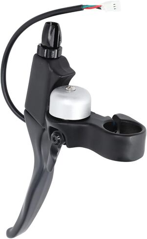Premium Aluminum Alloy Electric Scooter Handbrake Replacement Brake Lever with Integrated Bell Ergonomic Non-Slip Design Easy to Install for Xiaomi M365/Segway ES Electric Scooters in Saudi Arabia