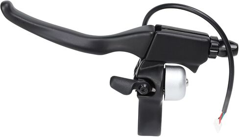 Premium Aluminum Alloy Electric Scooter Handbrake Replacement Brake Lever with Integrated Bell Ergonomic Non-Slip Design Easy to Install for Xiaomi M365/Segway ES Electric Scooters in Saudi Arabia