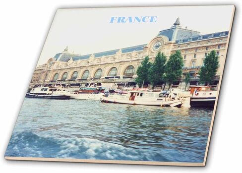 3dRose ct_28332_2 Seine River France-Ceramic Tile, 6-Inch in Saudi Arabia