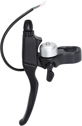 Premium Aluminum Alloy Electric Scooter Handbrake Replacement Brake Lever with Integrated Bell Ergonomic Non-Slip Design Easy to Install for Xiaomi M365/Segway ES Electric Scooters in Saudi Arabia