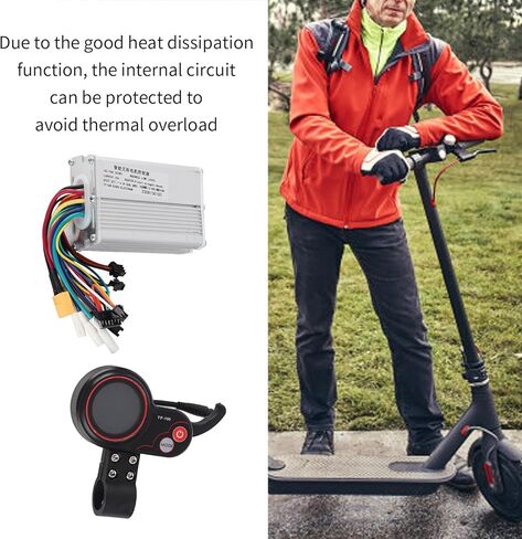 Brushless Motor Controller, 48V 25A Electric Scooter Controller Kit with Display and Communication Cable for KUGOOS in Saudi Arabia