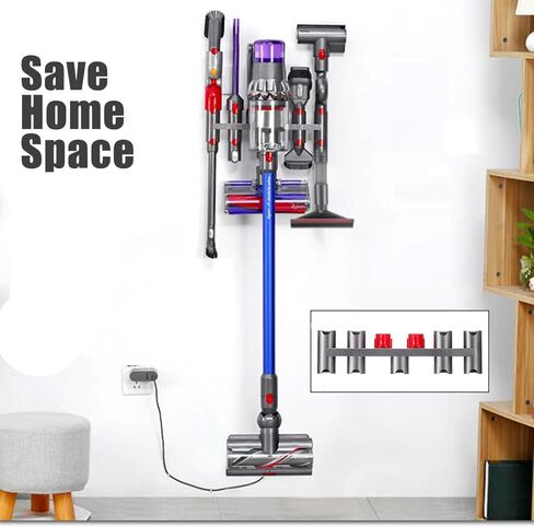 Accessory Holder Compatible with Dyson V7 V8 V10 V11 Vacuum Cleaner Wall Mount Tool Holder Organizer Attachment Holder,Use On Docking Station Or On Wall in Saudi Arabia