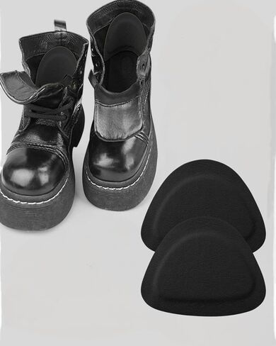 Unisex Anti-Wear Heel Grips for Sneakers and Martin Boots Invisible Self-Adhesive Heel Pads for Size Adjustment and Secure Fit Thin Black BLC351-06 in Saudi Arabia