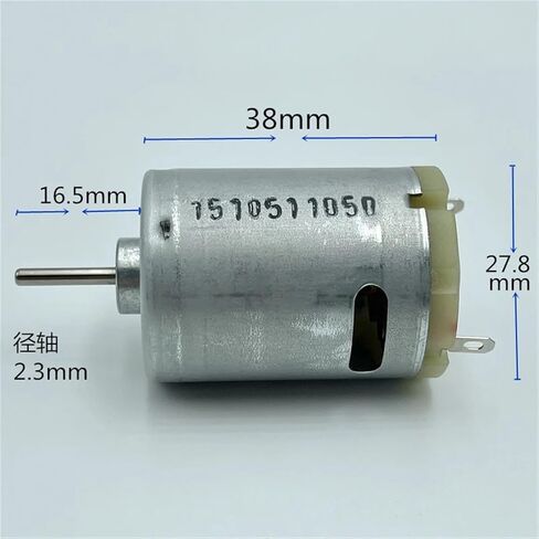 10pcs RS-385SA 28mm Round Motor DC 6V 9V 12V 18V 24V 14500RPM High Speed Electric Motor For Heat Gun Hair Dryer Microdrill in Saudi Arabia