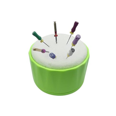 حامل تنظيف ملف إندو، إسفنجة تنظيف فورية للتفصيل الفوري لملف الأسنان من YOUYA DENTAL، حامل تنظيف لطب الأسنان، حامل منظم لدرجات الحرارة العالية، صندوق إسفنجي احترافي (أرجواني) in Kuwait