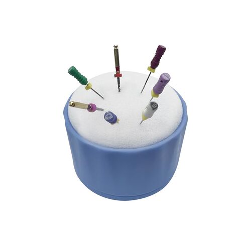 Endo File Clean Stand, YOUYA DENTAL Instant Detailing File Cleaning Sponge Dental Endodontics Cleaning Holder High Temperature Resistance Professional Sponge Box Ring Organizer Rack (Purple) in Saudi Arabia