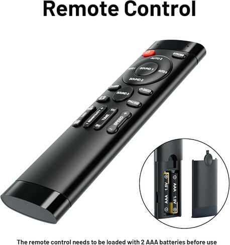 Remote Control for Party Lights (Black) in Saudi Arabia