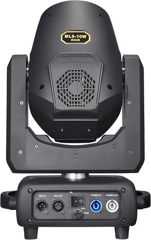 JUNMAN 10W RGB Full Color Moving Head Animation Stage Light DJ Disco Beam Stage Lights for Party Wedding Event Lighting Show in Saudi Arabia