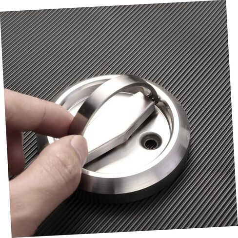 POPETPOP 1Set Hidden Door Lock Stainless Steel Keyless Mechanical Security for Privacy Doors Durable Invisible Design for Home and Outdoor Use Silver in Saudi Arabia