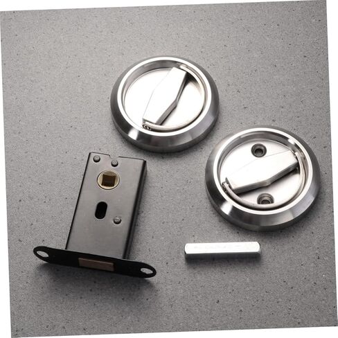 Mipcase 1Set Stainless Steel Keyless Lock Recessed Invisible Mechanical Door Lock for Fire Homes for Bed Storeroom Durable Rotation Design in Saudi Arabia