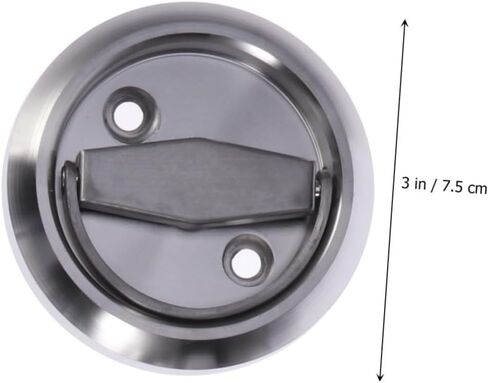 Mipcase 1Set Stainless Steel Keyless Lock Recessed Invisible Mechanical Door Lock for Fire Homes for Bed Storeroom Durable Rotation Design in Saudi Arabia