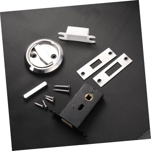 Mipcase 1Set Stainless Steel Keyless Lock Recessed Invisible Mechanical Door Lock for Fire Homes for Bed Storeroom Durable Rotation Design in Saudi Arabia