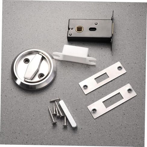 Mipcase 1Set Stainless Steel Keyless Lock Recessed Invisible Mechanical Door Lock for Fire Homes for Bed Storeroom Durable Rotation Design in Saudi Arabia