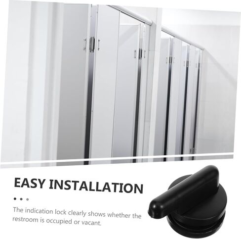 NUOBESTY 4Pcs Bathroom Indicator Lock Durable Privacy Door Lock with Occupancy Sign for Public Restrooms Indicator for Vacant Occupied Status in Saudi Arabia