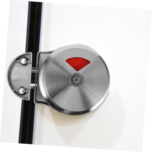 Zerodeko Privacy Indicator Lock Stainless Steel Bolt Lock with Vacant and Occupied Indicators for Commercial Restrooms Hospitals Gyms and Public Spaces Easy Installation in Saudi Arabia