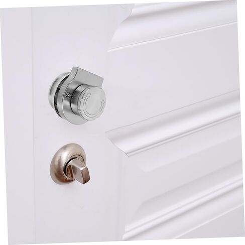 Zerodeko Privacy Indicator Lock Stainless Steel Bolt Lock with Vacant and Occupied Indicators for Commercial Restrooms Hospitals Gyms and Public Spaces Easy Installation in Saudi Arabia