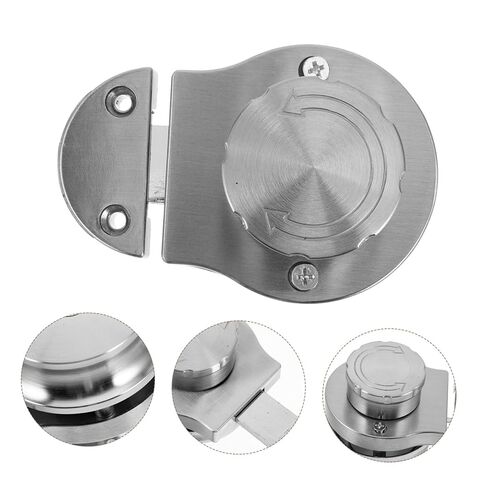 Zerodeko Privacy Indicator Lock Stainless Steel Bolt Lock with Vacant and Occupied Indicators for Commercial Restrooms Hospitals Gyms and Public Spaces Easy Installation in Saudi Arabia