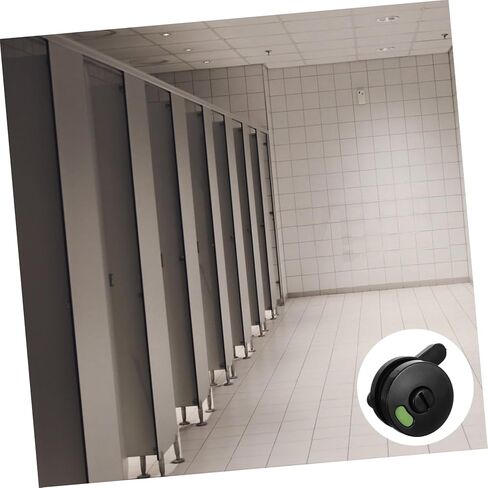 SHINEOFI 4Pcs Privacy Indicator Locks for Public Toilets Vacant Occupied Sign Door Lock Durable Hardware for Restroom Partitions User Friendly Design for Airports Stations in Saudi Arabia