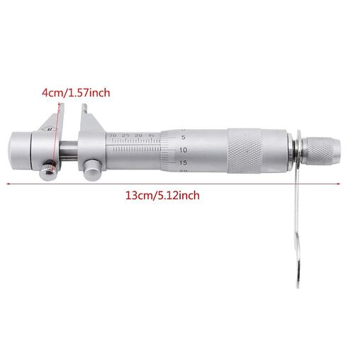 Inside Micrometer Hole Bore 5mm to 30mm Range 0.01mm Accuracy High Precision Internal Diameter Measuring Tool for Mechanics Engineers Stainless Steel Alloy in Kuwait