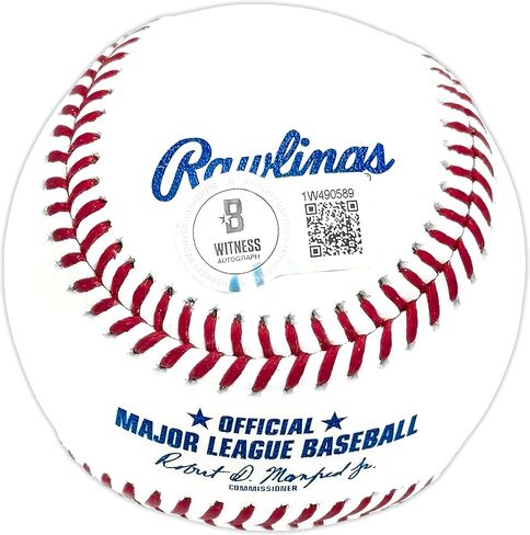 Sebastian Walcott Autographed Official M.L.B Baseball Rangers Beckett BAS Witness Stock #227315 in Saudi Arabia
