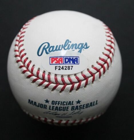 Willie Mays HOF fits San Francisco Giants Autographed fits MLB Signed Baseball PSA CLEAN in Saudi Arabia