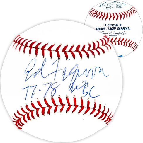 Ed Figueroa موقعة من M.L.B Baseball Yankees "77 & 78 WSC" Beckett BAS Witness Stock #224689 in Saudi Arabia