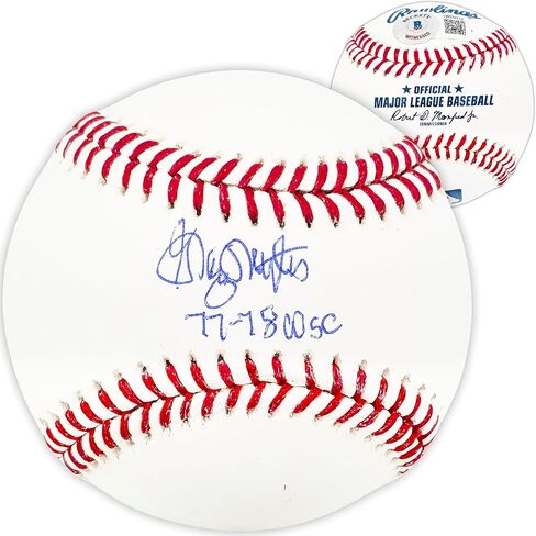 Graig Nettles Autographed Official M.L.B Baseball Yankees "77 & 78 WSC" Beckett BAS Witness Stock #224695 in Saudi Arabia
