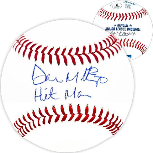Don Mattingly Autographed Official M.L.B Baseball Yankees "Hit Man" Beckett BAS Witness Stock #224691 in Saudi Arabia