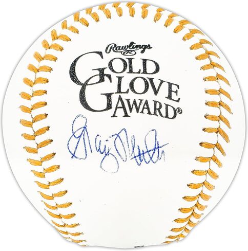 Graig Nettles Autographed Official Gold Glove Logo M.L.B Baseball Yankees Beckett BAS Witness Stock #224697 in Saudi Arabia