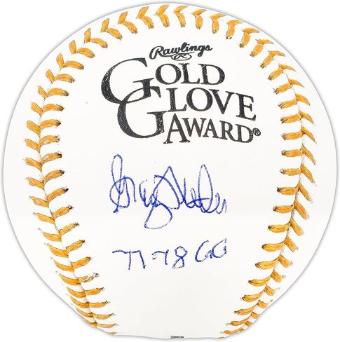Graig Nettles Autographed Official Gold Glove Logo M.L.B Baseball Yankees "77 & 78 GG" Beckett BAS Witness Stock #224696 in Saudi Arabia