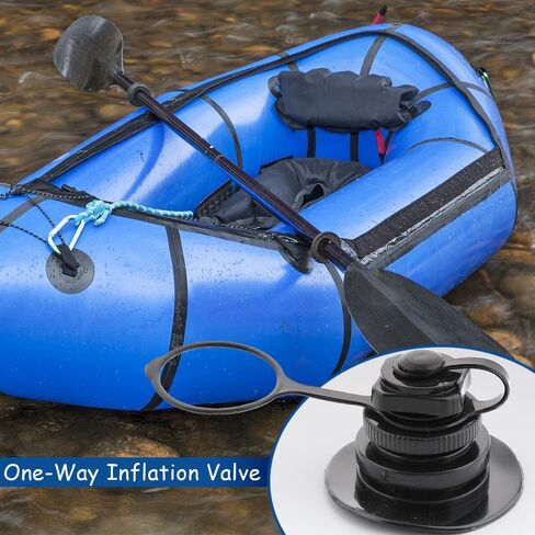 0.94"(24mm) Inflatable Boat Air Valve, 8 Pack Boston Valve Inflation Nozzle Inflation Boat One-Way Inflation Replacement Screw for Inflatable Boats and Rubber Swimming Pools Inflation, Black in Kuwait