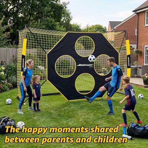 شبكات كرة القدم للفناء الخلفي، شبكة كرة قدم 12 × 6 قدم سهلة الإعداد، أهداف كرة قدم محمولة للفناء الخلفي مع قاعدة معدنية قابلة للطي مطورة، شبكة هدف كرة قدم داخلية للاستخدام الخارجي للتمرين مع حقيبة حمل in Kuwait